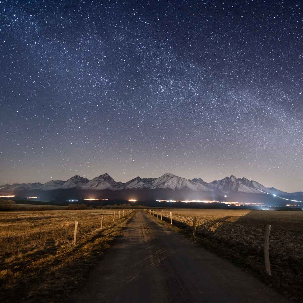 route dans les montagnes, zakopane - krakow transfert la nuit