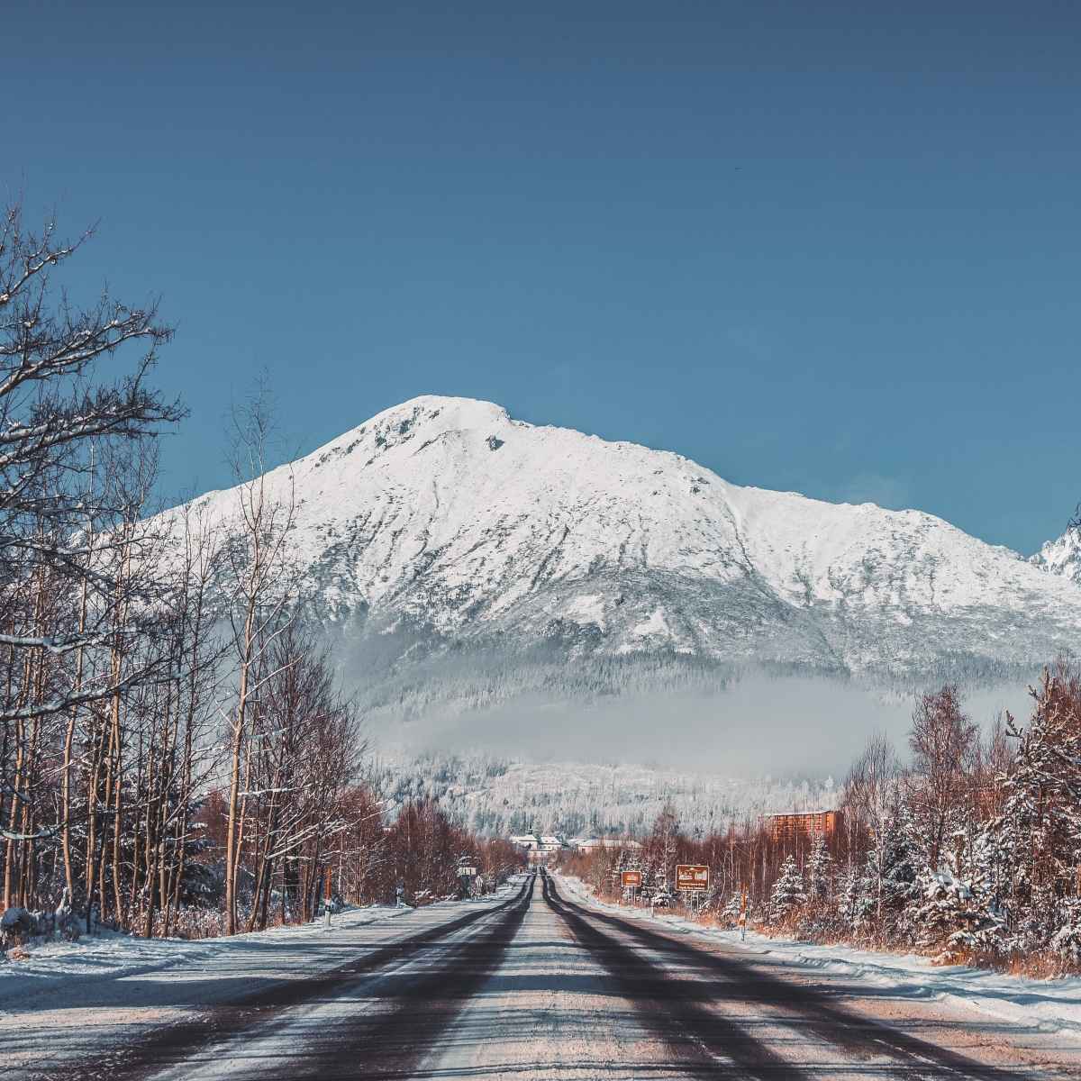 route pour zakopane en hiver